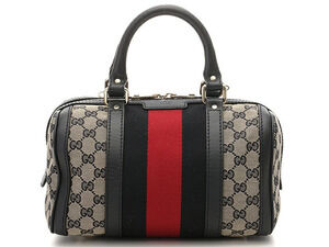 Gucci Bag Boston Canvas Calfskin